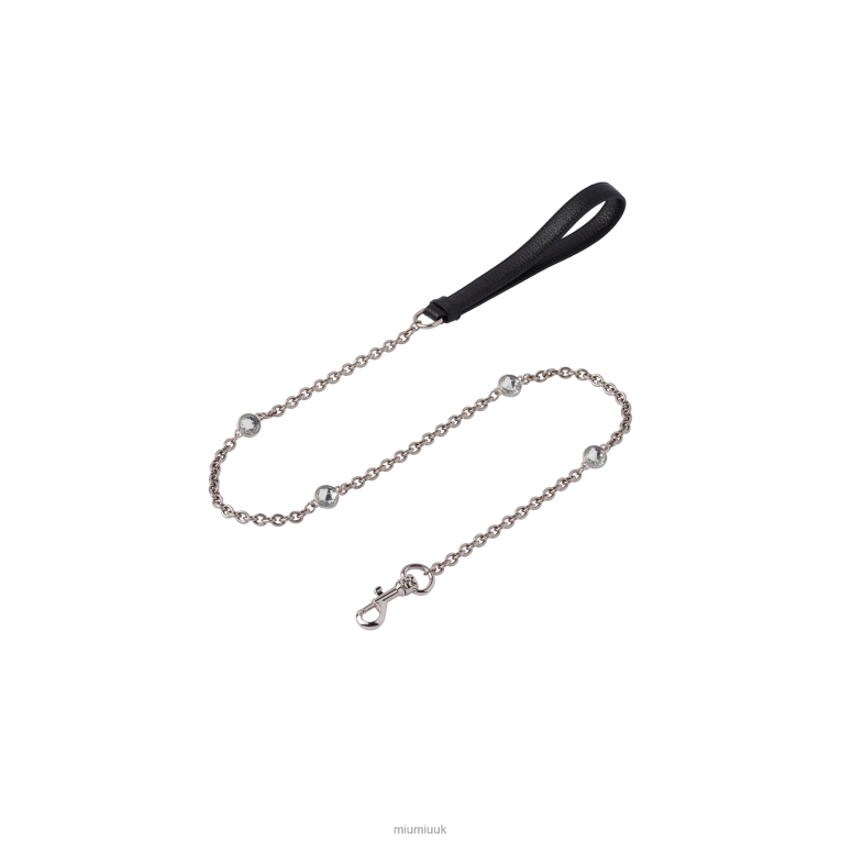 Accessories Leather Leash Miu Miu XH28Z1105 Black