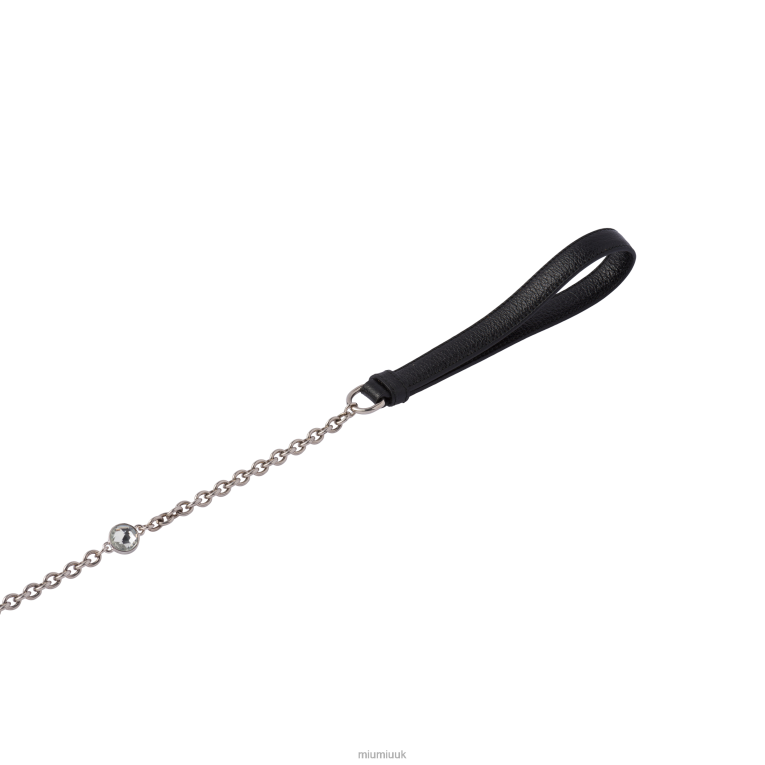 Accessories Leather Leash Miu Miu XH28Z1105 Black