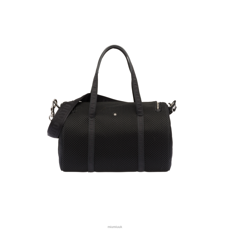 Accessories Mesh Pet Carrier Bag Miu Miu XH28Z1110 Black