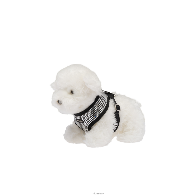 Accessories Satin Pet Harness Miu Miu XH28Z1107 Black