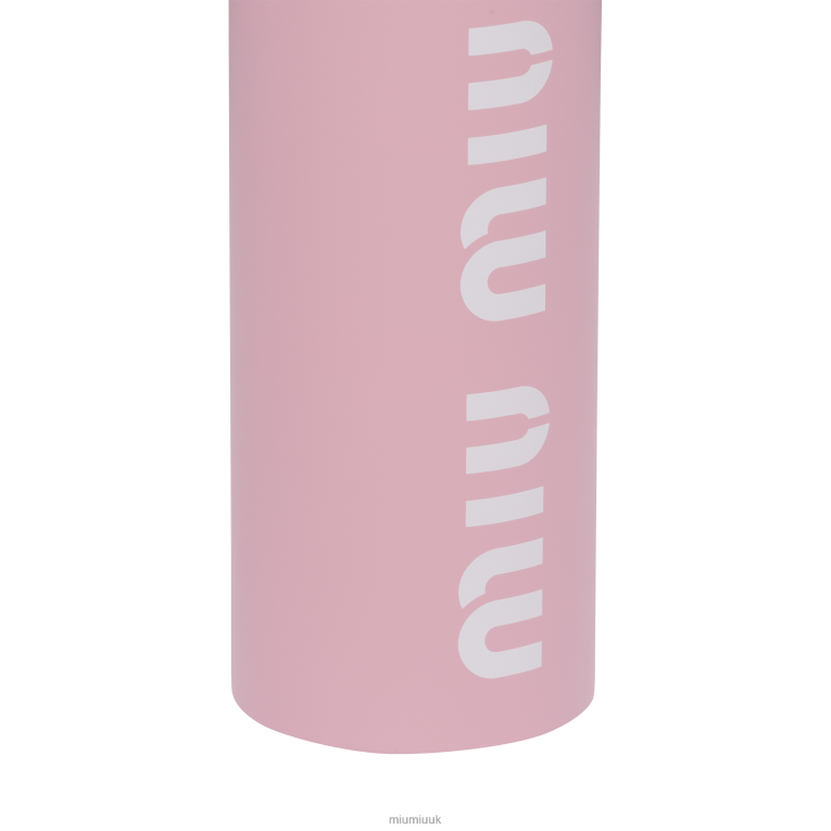 Accessories Stainless Steel Water Bottle, 500 Ml Miu Miu XH28Z1099 Pink/White