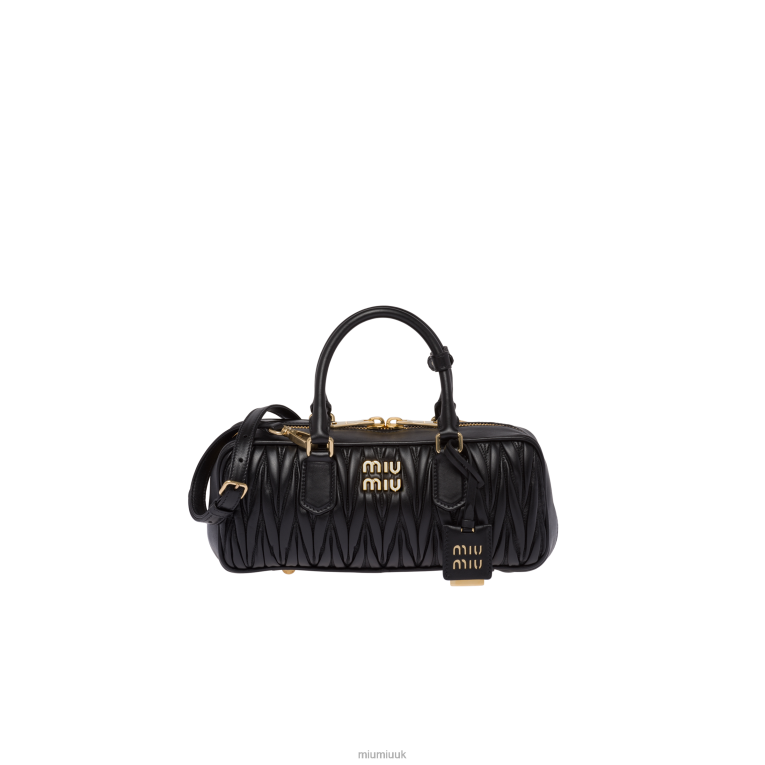 Collection Arcadie Matelasse Nappa Leather Bag Miu Miu XH28Z46 Black