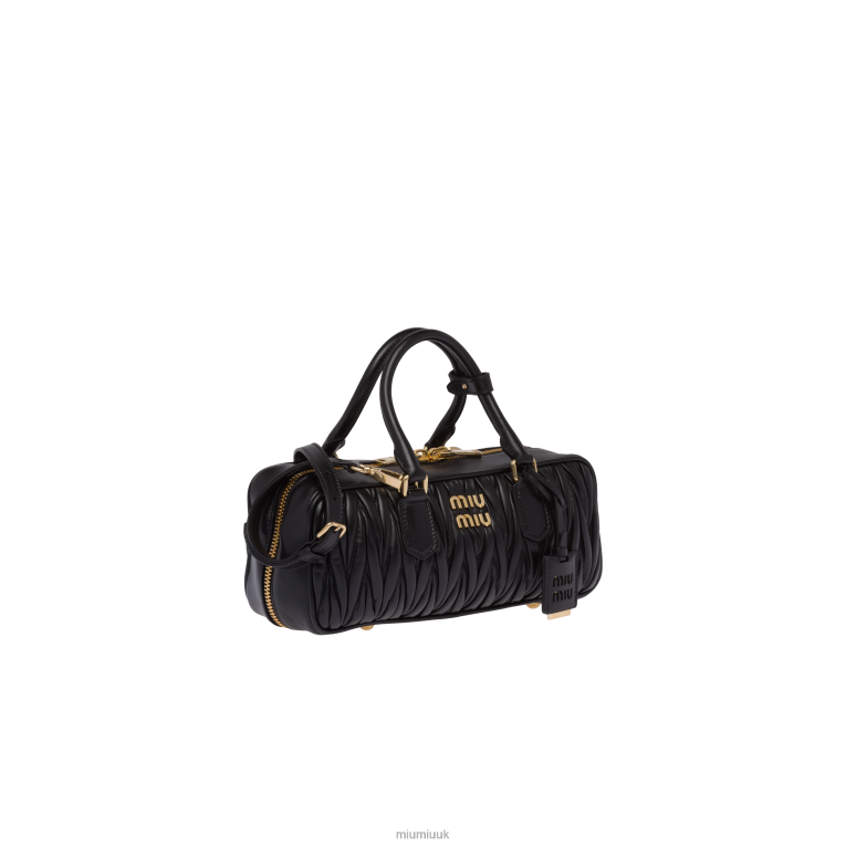 Collection Arcadie Matelasse Nappa Leather Bag Miu Miu XH28Z46 Black