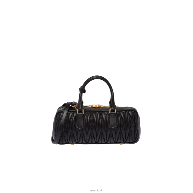 Collection Arcadie Matelasse Nappa Leather Bag Miu Miu XH28Z46 Black