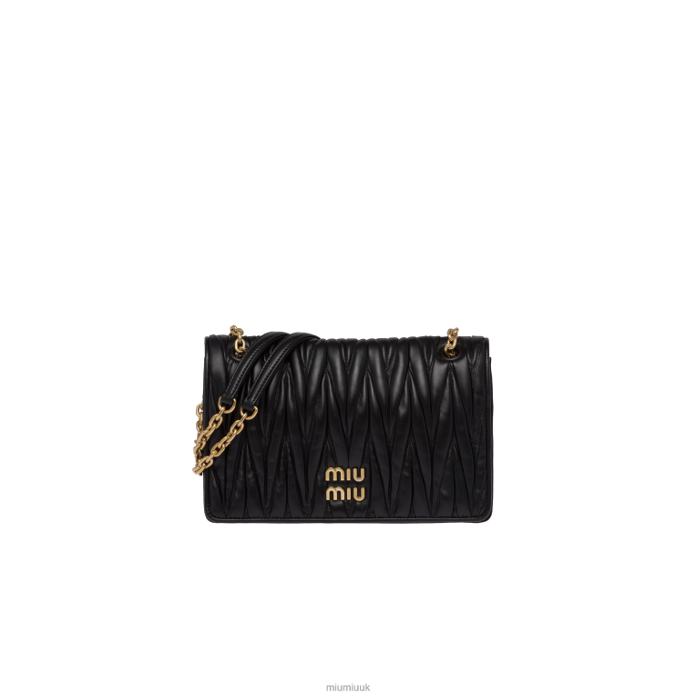 Collection Matelasse Nappa Leather Bag Miu Miu XH28Z50 Black