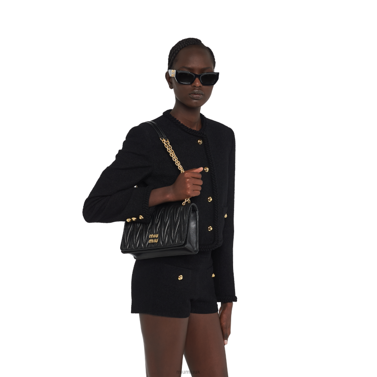 Collection Matelasse Nappa Leather Bag Miu Miu XH28Z50 Black