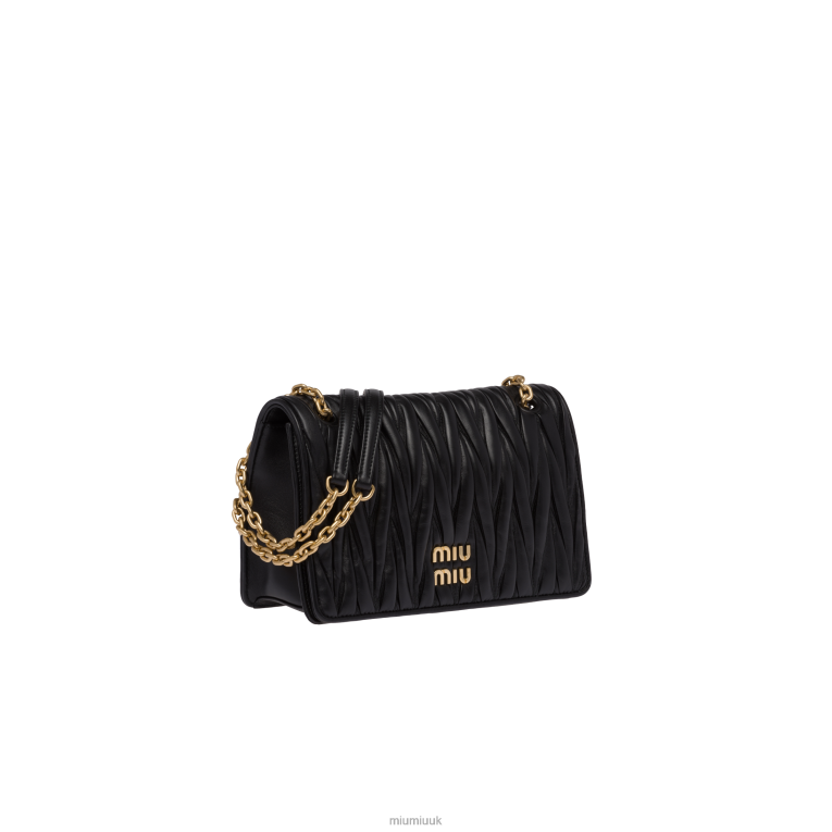 Collection Matelasse Nappa Leather Bag Miu Miu XH28Z50 Black