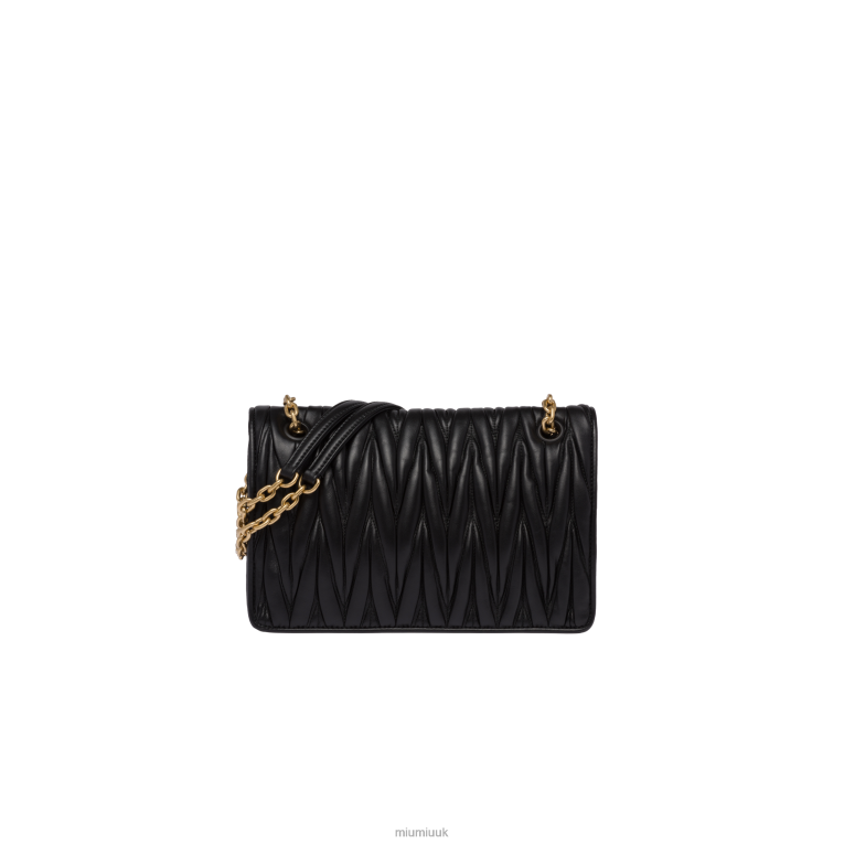Collection Matelasse Nappa Leather Bag Miu Miu XH28Z50 Black