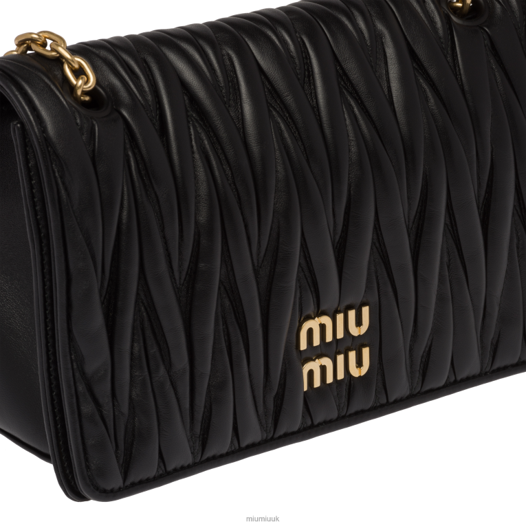 Collection Matelasse Nappa Leather Bag Miu Miu XH28Z50 Black