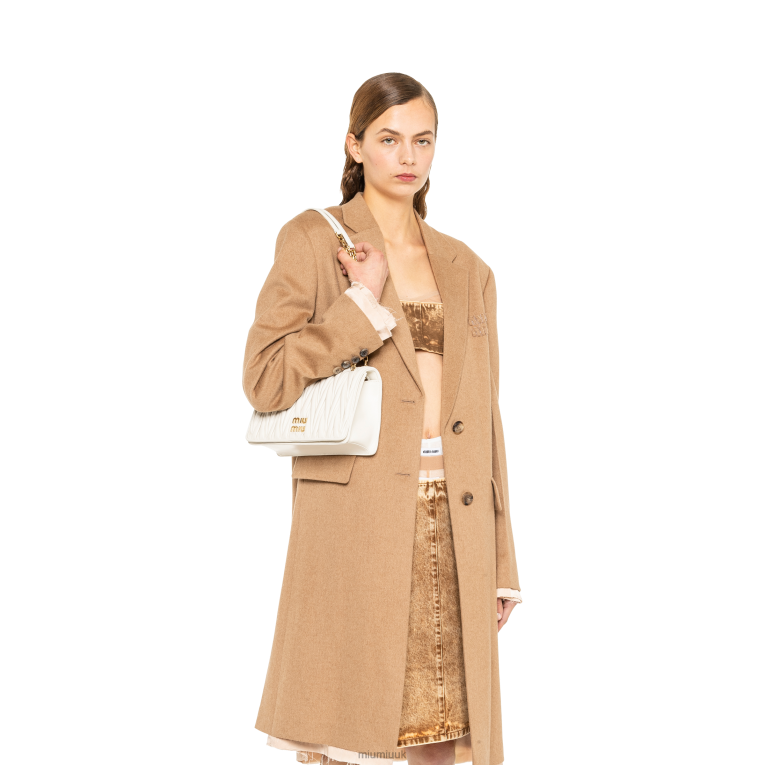 Collection Matelasse Nappa Leather Bag Miu Miu XH28Z51 White