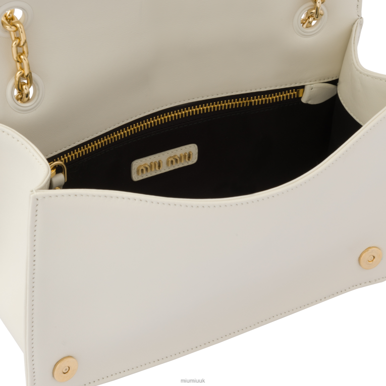 Collection Matelasse Nappa Leather Bag Miu Miu XH28Z51 White