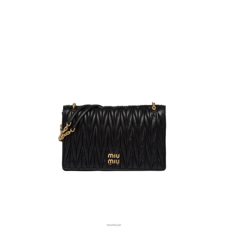 Collection Matelasse Nappa Leather Bag Miu Miu XH28Z52 Black