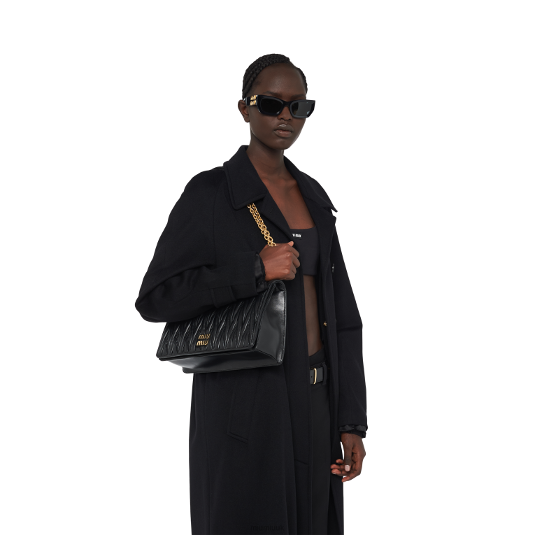 Collection Matelasse Nappa Leather Bag Miu Miu XH28Z52 Black