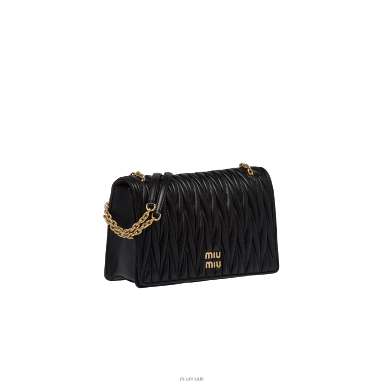 Collection Matelasse Nappa Leather Bag Miu Miu XH28Z52 Black