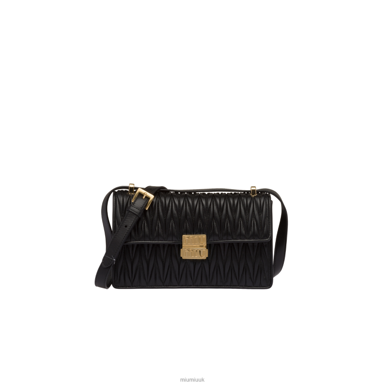 Collection Matelasse Nappa Leather Bag Miu Miu XH28Z77 Black