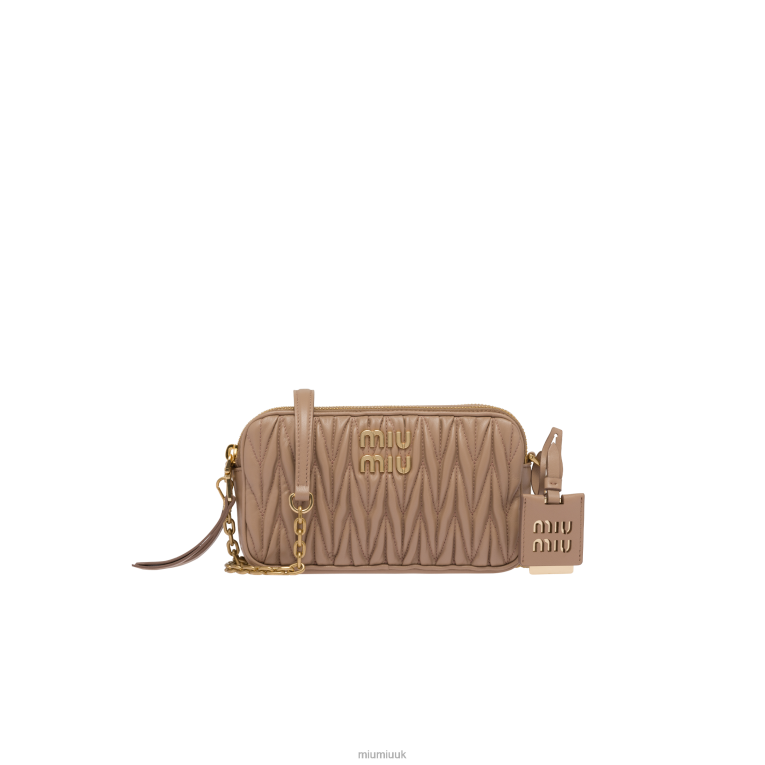 Collection Matelasse Nappa Leather Mini-bag Miu Miu XH28Z61 Cameo