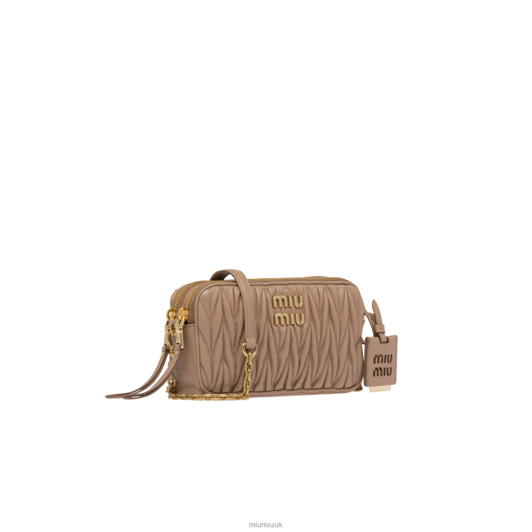 Collection Matelasse Nappa Leather Mini-bag Miu Miu XH28Z61 Cameo