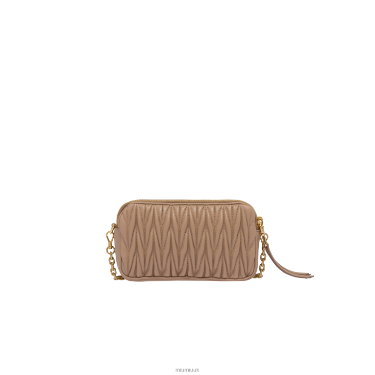 Collection Matelasse Nappa Leather Mini-bag Miu Miu XH28Z61 Cameo