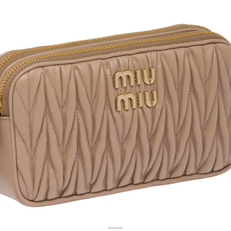 Collection Matelasse Nappa Leather Mini-bag Miu Miu XH28Z61 Cameo
