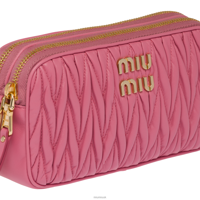 Collection Matelasse Nappa Leather Mini-bag Miu Miu XH28Z62 Begonia Pink