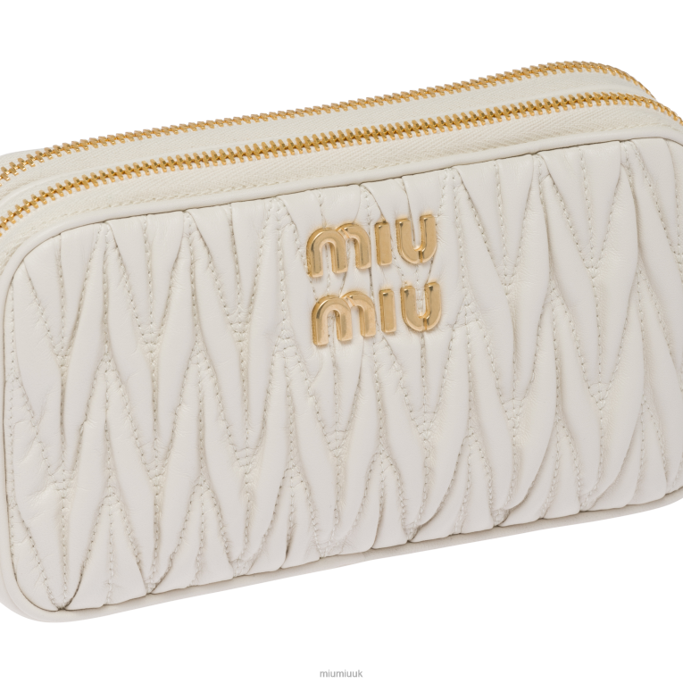 Collection Matelasse Nappa Leather Mini-bag Miu Miu XH28Z63 White