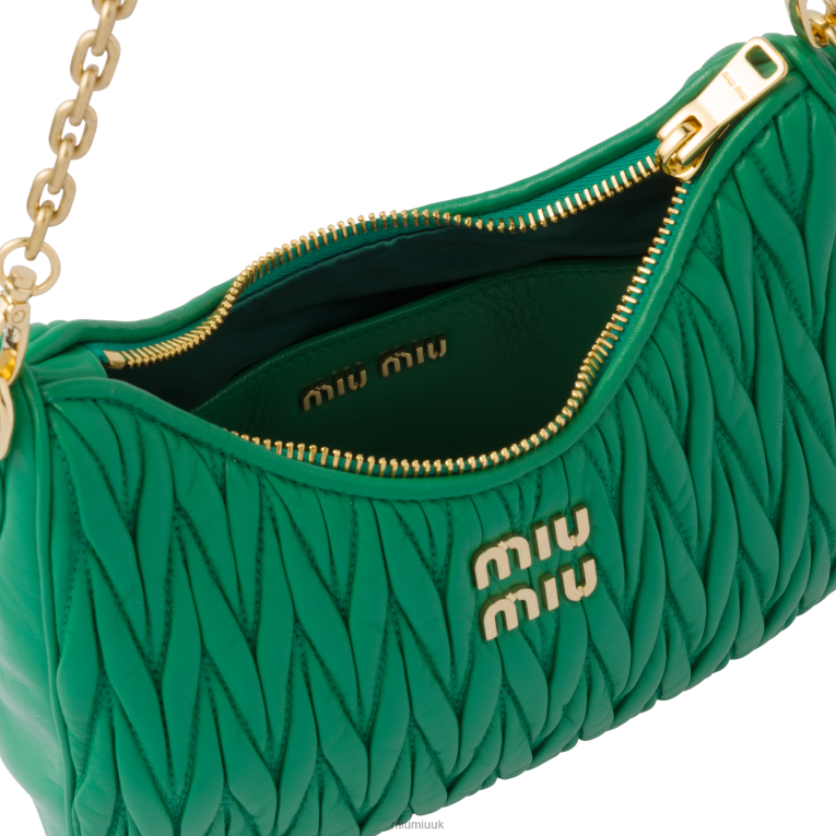 Collection Matelasse Nappa Leather Shoulder Bag Miu Miu XH28Z59 Mango