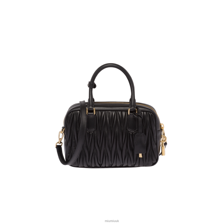 Collection Matelasse Nappa Leather Top-handle Bag Miu Miu XH28Z69 Black