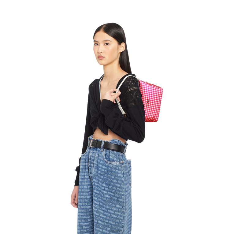Collection Spirit Printed Faille Mini-bag Miu Miu XH28Z173 Red/White