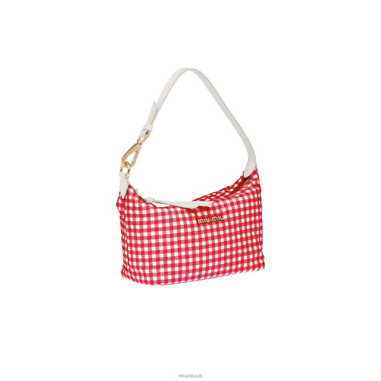 Collection Spirit Printed Faille Mini-bag Miu Miu XH28Z173 Red/White