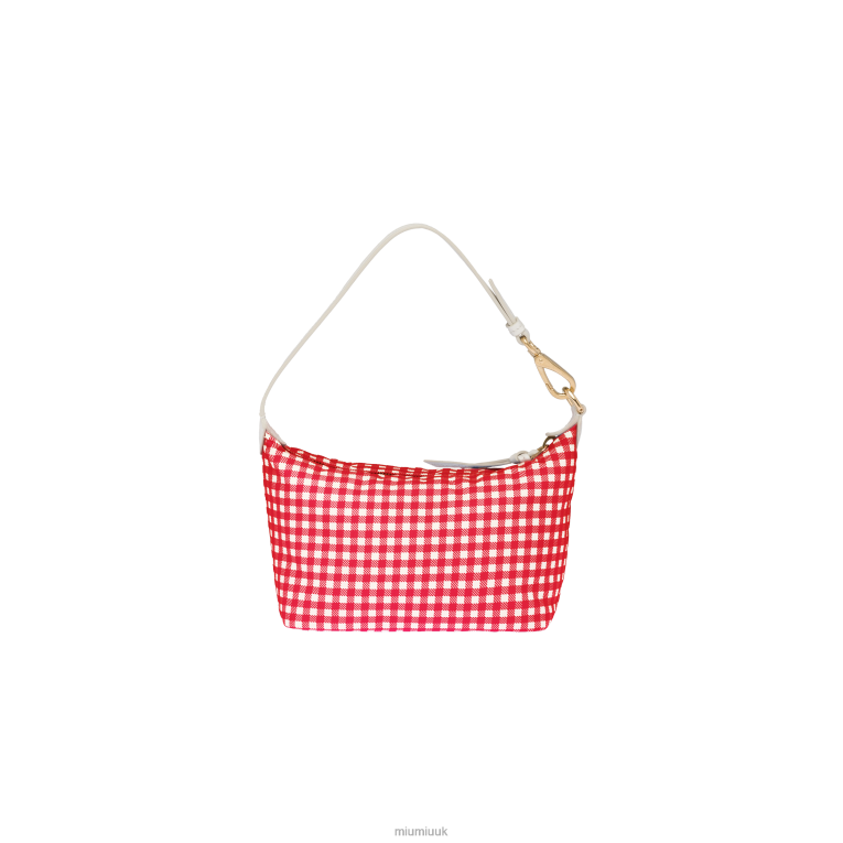 Collection Spirit Printed Faille Mini-bag Miu Miu XH28Z173 Red/White