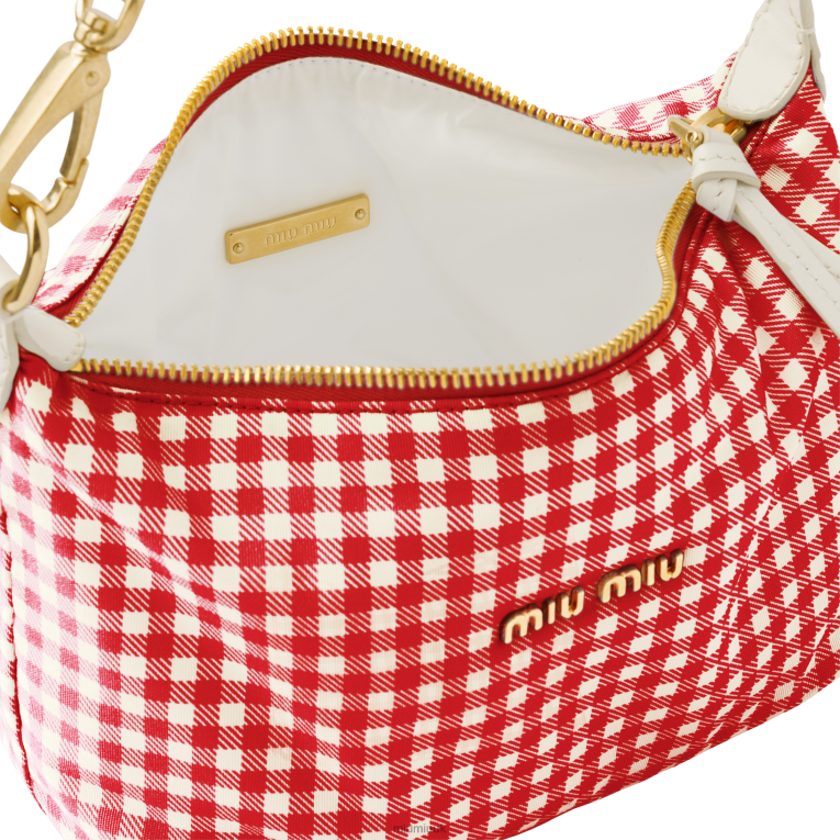 Collection Spirit Printed Faille Mini-bag Miu Miu XH28Z173 Red/White