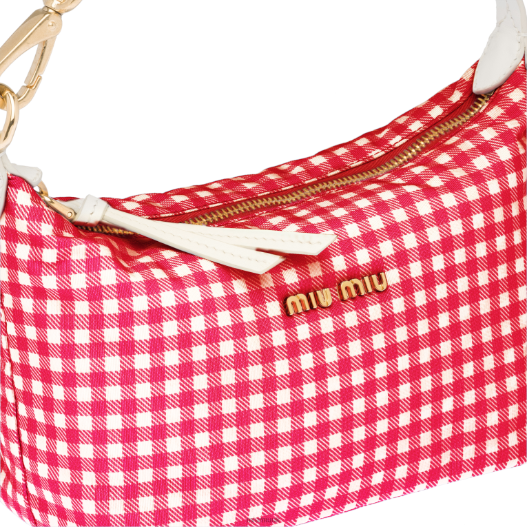 Collection Spirit Printed Faille Mini-bag Miu Miu XH28Z173 Red/White