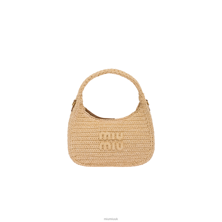 Collection Crochet Hobo Bag Miu Miu XH28Z20 Natural
