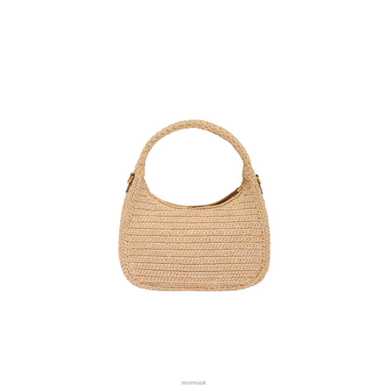 Collection Crochet Hobo Bag Miu Miu XH28Z20 Natural