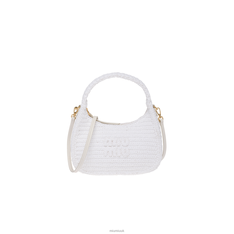 Collection Crochet Hobo Bag Miu Miu XH28Z21 White