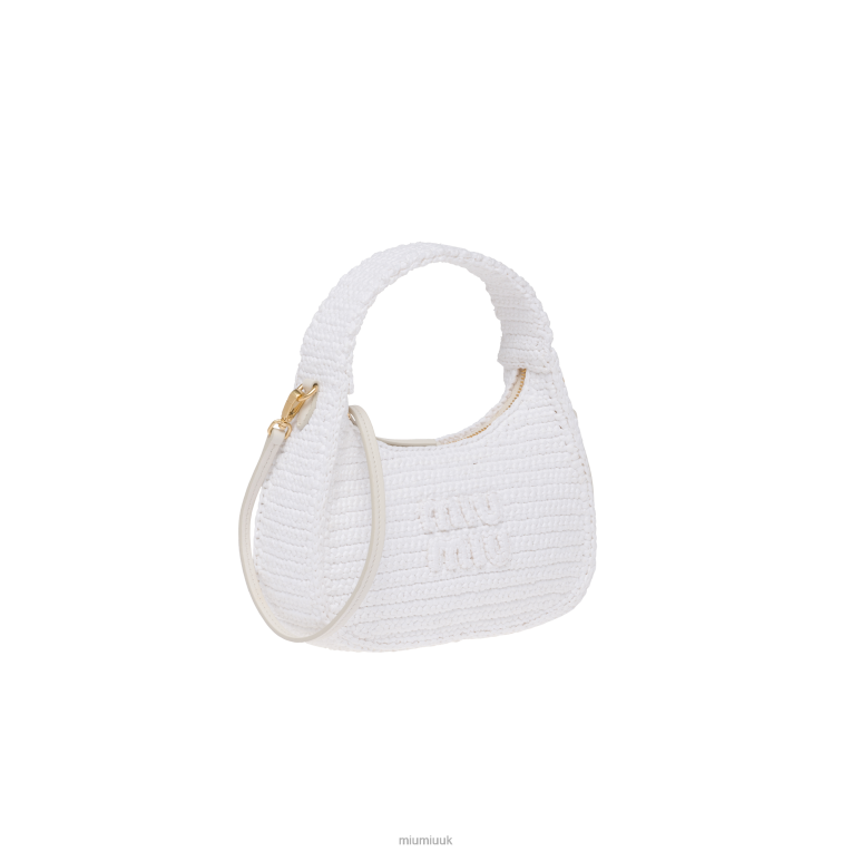 Collection Crochet Hobo Bag Miu Miu XH28Z21 White