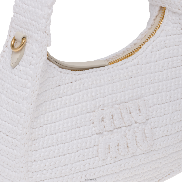 Collection Crochet Hobo Bag Miu Miu XH28Z21 White