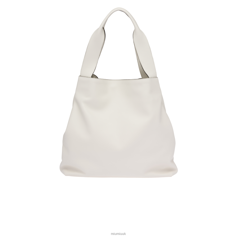 Collection Leather Hobo Bag Miu Miu XH28Z102 White