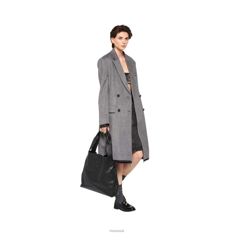 Collection Leather Hobo Bag Miu Miu XH28Z103 Black
