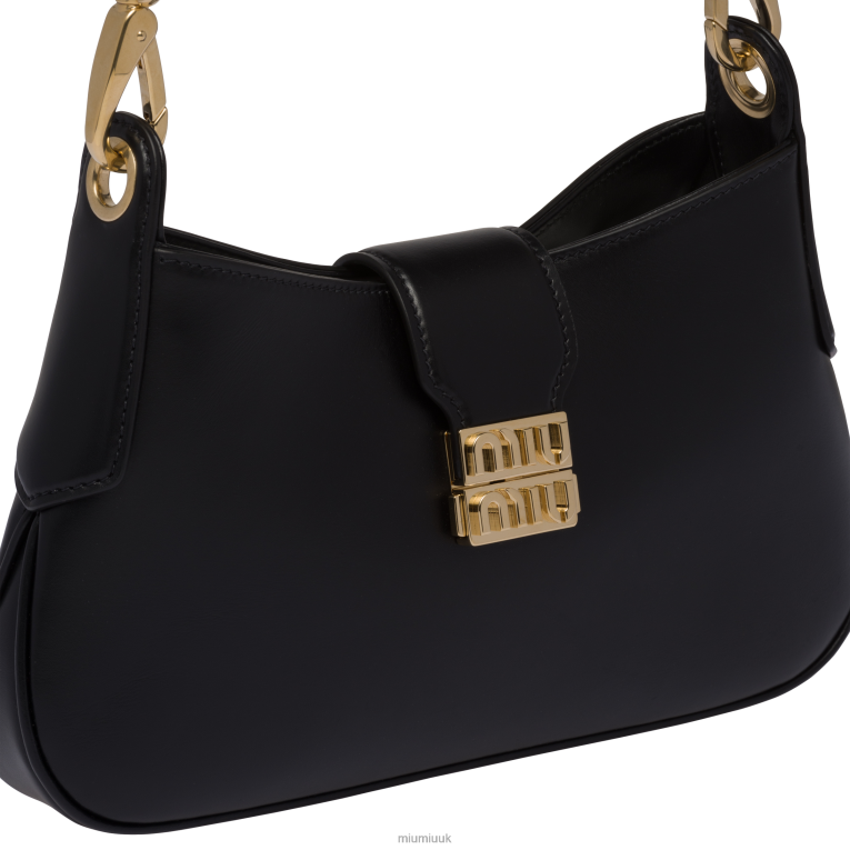 Collection Leather Hobo Bag Miu Miu XH28Z90 Black