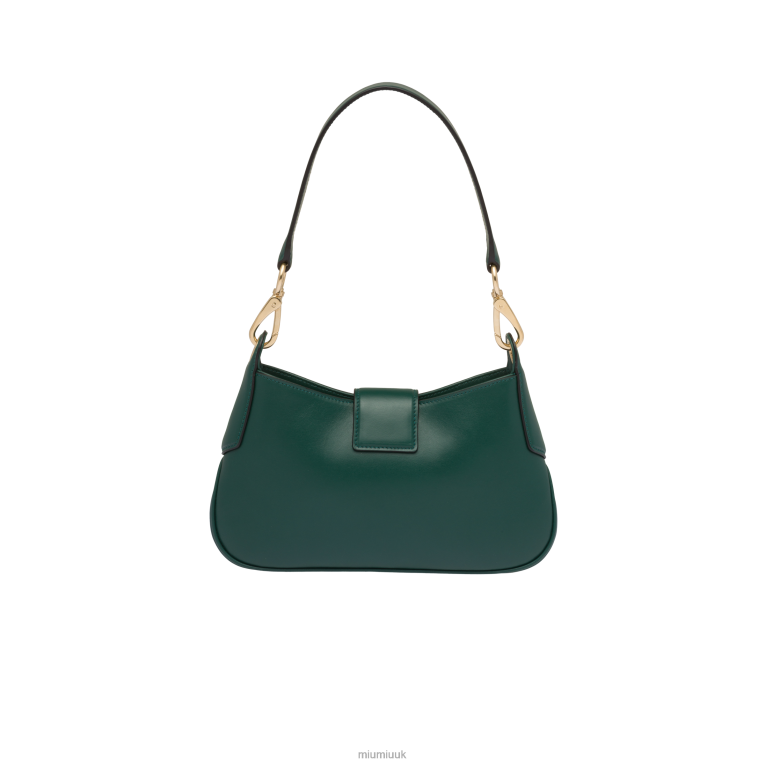 Collection Leather Hobo Bag Miu Miu XH28Z91 Oleander Green