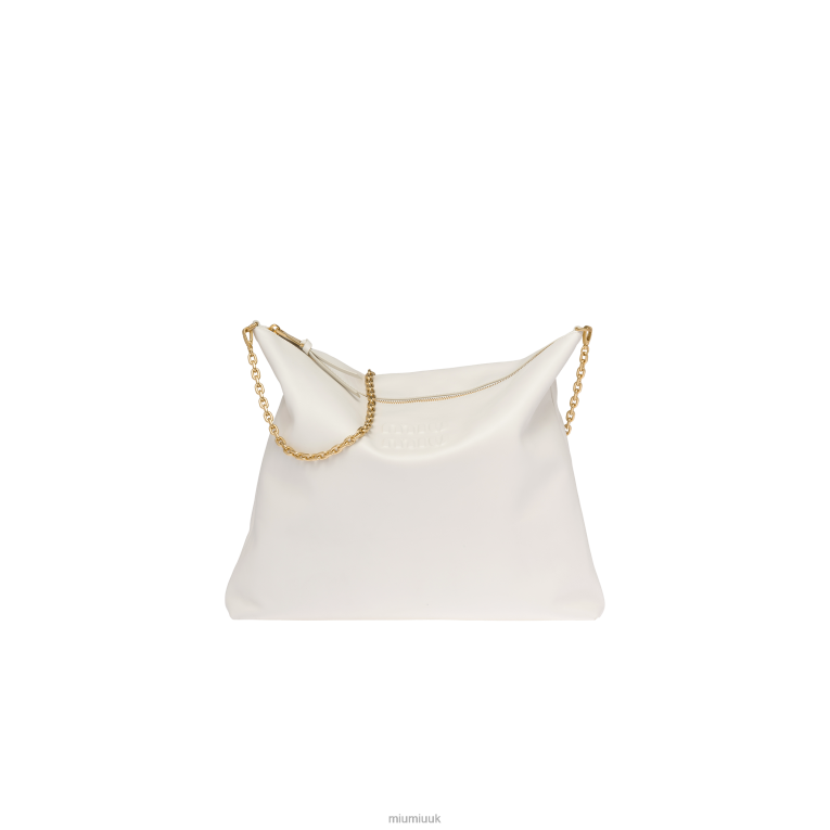Collection Leather Shoulder Bag Miu Miu XH28Z100 White