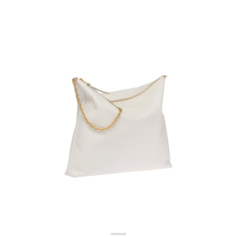 Collection Leather Shoulder Bag Miu Miu XH28Z100 White