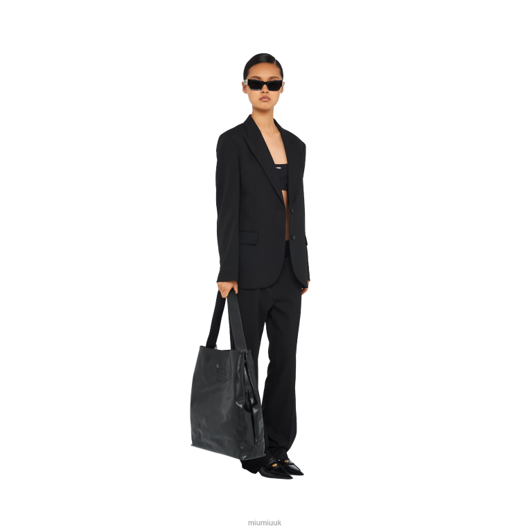 Collection Leather Shoulder Bag Miu Miu XH28Z101 Black