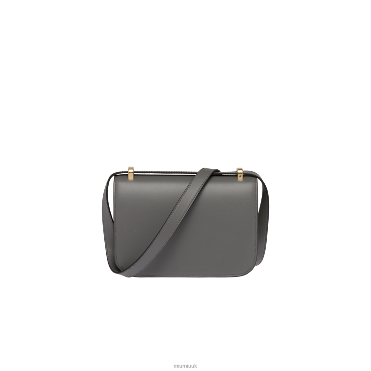 Collection Leather Shoulder Bag Miu Miu XH28Z88 Marble Gray