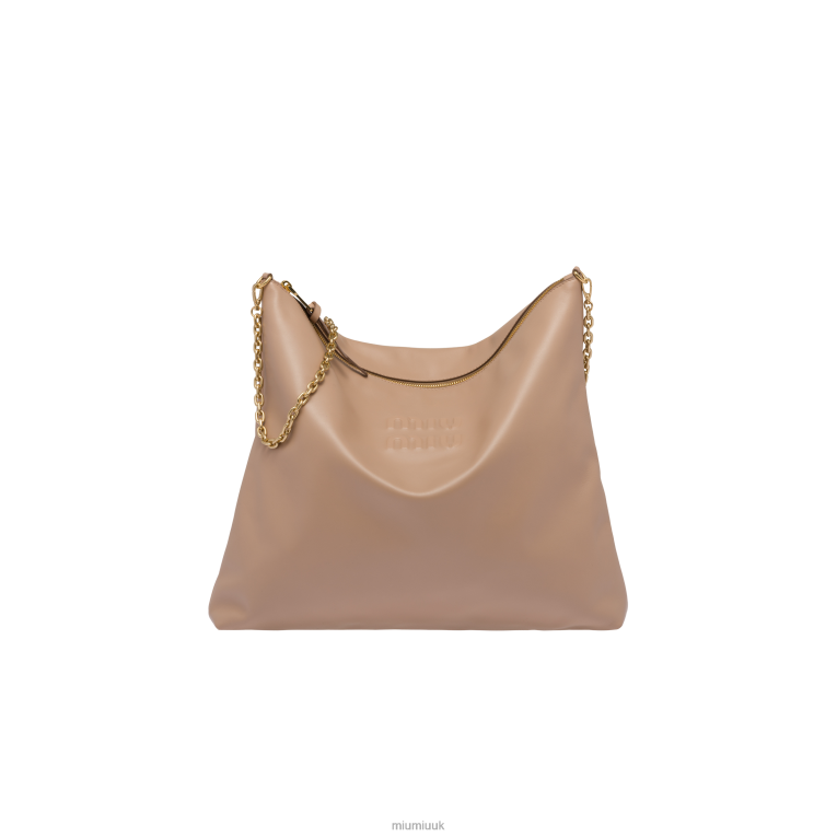 Collection Leather Shoulder Bag Miu Miu XH28Z99 Cameo
