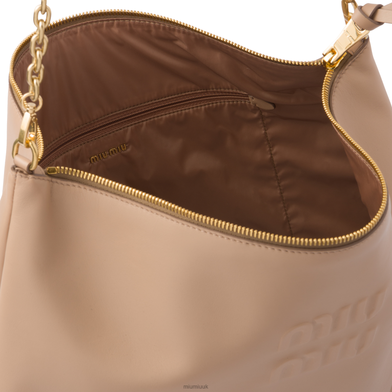 Collection Leather Shoulder Bag Miu Miu XH28Z99 Cameo