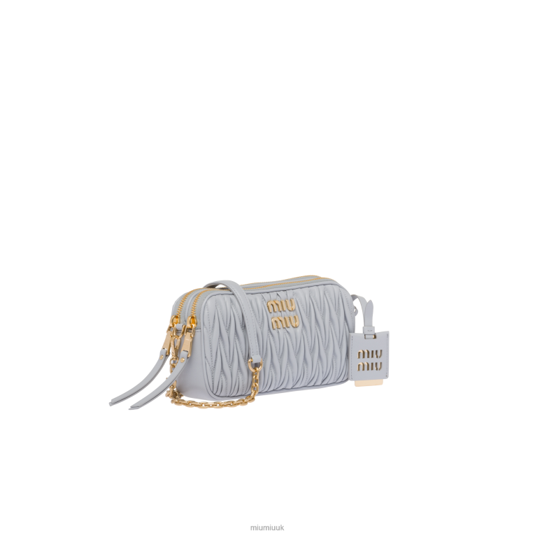Collection Matelasse Nappa Leather Mini-bag Miu Miu XH28Z82 Cornflower