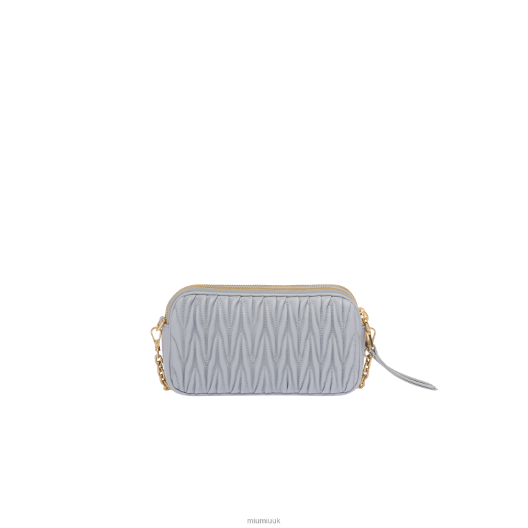 Collection Matelasse Nappa Leather Mini-bag Miu Miu XH28Z82 Cornflower