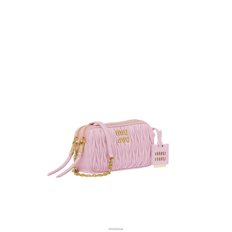Collection Matelasse Nappa Leather Mini-bag Miu Miu XH28Z83 Alabaster Pink